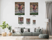Wild Mustang Wall Art 'Windswept Freedom' - Bay Horse Photography Print - Western Decor