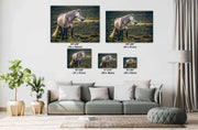 Wild Horse Wall Art 'Dusk Guardian' - Dappled Grey Mustang Photography - Western Decor Print