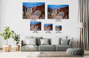 Wild Mustang Wall Art 'Dusk Wanderer' - Chestnut Horse with White Blaze - Western Decor