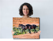 Wild Mustang Photography - 'Red Earth Journey' - Canvas Print - Western Horse Wall Art Decor