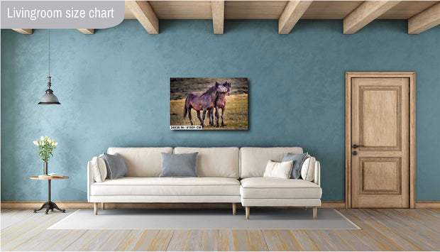 Eternal Bond - Wild Mustang Photography - Western Horse Wall Art - Rustic Home Decor
