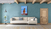 Majestic Mustang Wall Art - Wild Horse at Dusk - Blue Sky Western Photography