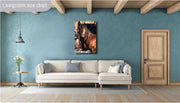 Majestic Mustang Portrait - Copper Bay Horse with Flowing Black Mane - Western Equine Wall Art