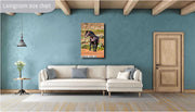 Desert Sovereign - Black Mustang Photography - Wild Horse Wall Art - Western Landscape Decor