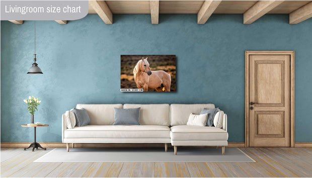 Golden Mane Palomino - Wild Horse Fine Art Photography - Western Wilderness Wall Art