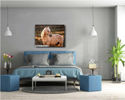 Golden Mane Palomino - Wild Horse Fine Art Photography - Western Wilderness Wall Art