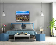 Wild Mustang Herd Photography - American West Desert Landscape - Dramatic Sky Wall Art