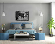 Rugged Spirit Wild Horse Art - Black and White Mustang Photography - Western Wilderness Decor